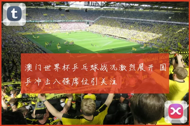 澳门世界杯乒乓球战况激烈展开 国乒冲击八强席位引关注